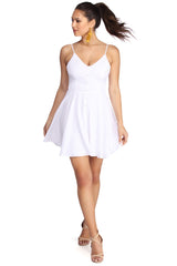 Fresh And Flirty Skater Dress
