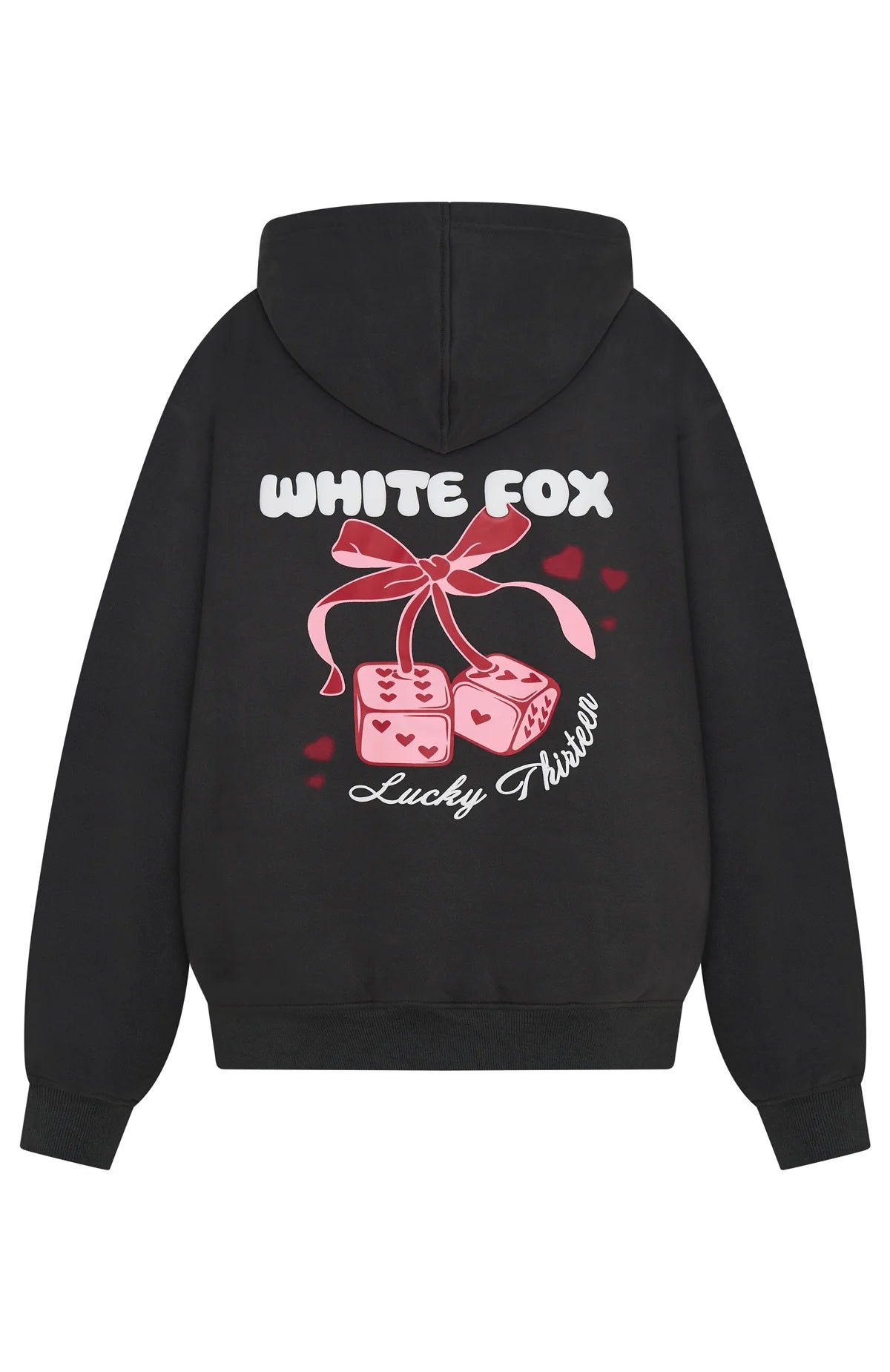 Lucky Thirteen Cheyenne Oversized Hoodie Charcoal